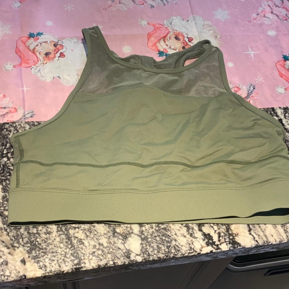 ZYIA Olive Green Sports Bra